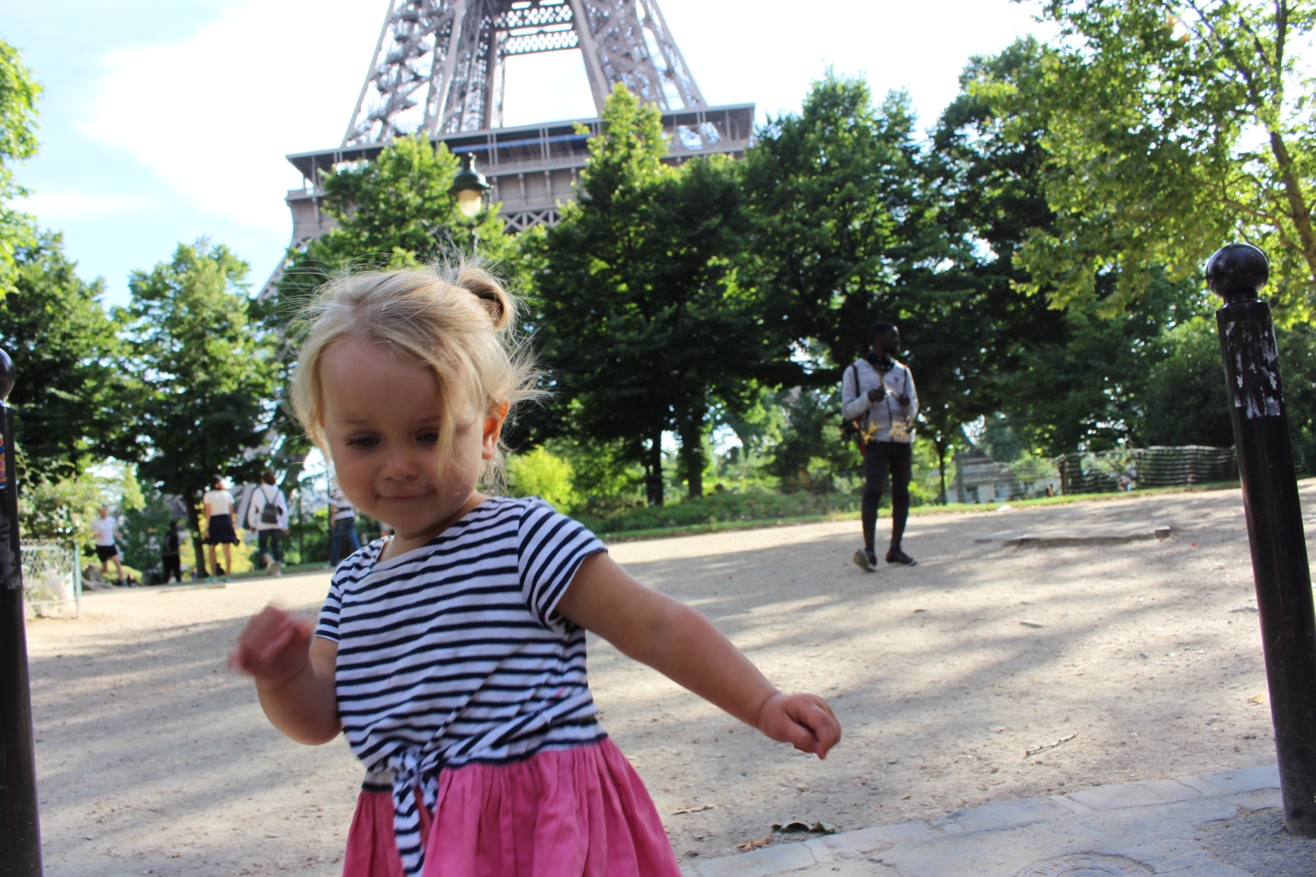 Paris with a toddler 3 the eiffel tower