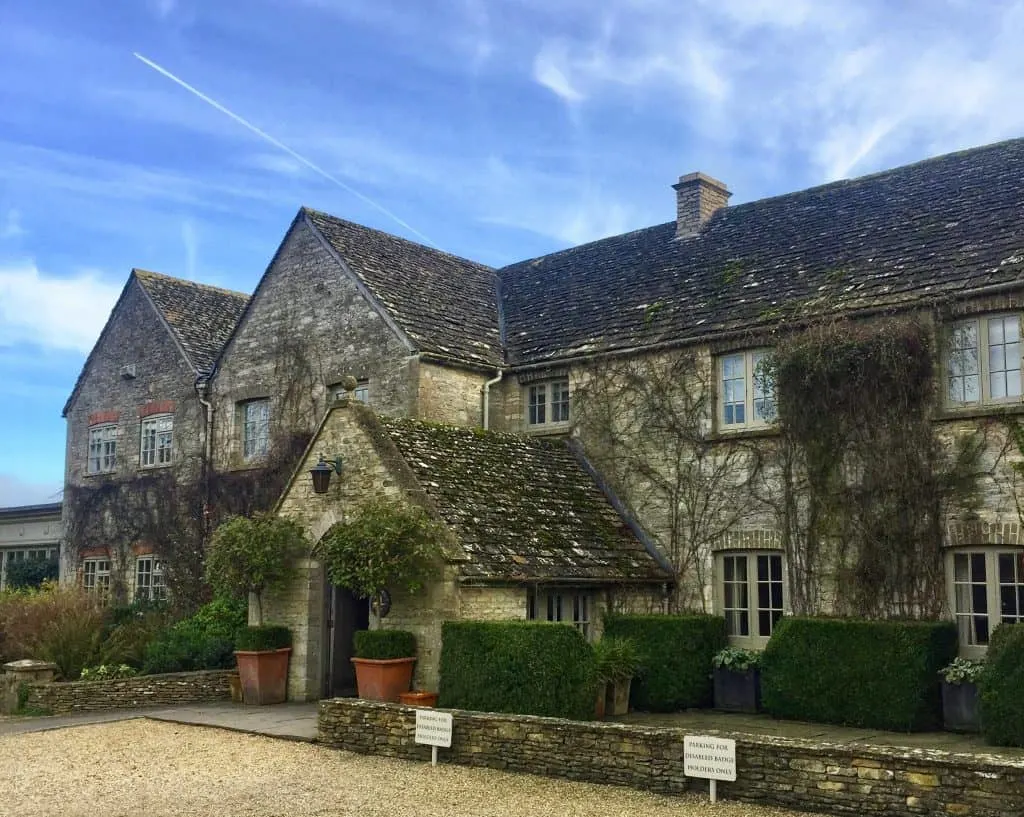 A photo of the entrance of Calcot Manor Hotel and Spa