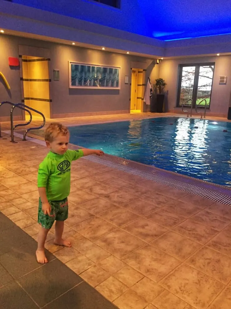 Kids hour at the pool at Calcot Manor Hotel & Spa 
