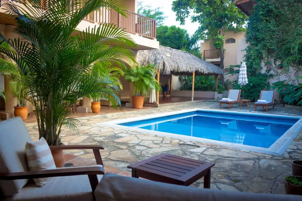 Casa Lucia Boutique Hotel Pool- Where to stay in Granada, Nicaragua