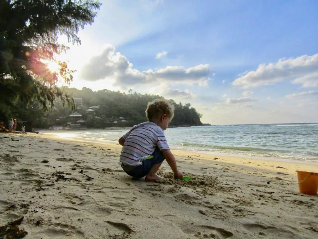 Koh Phangan with kids beach photo