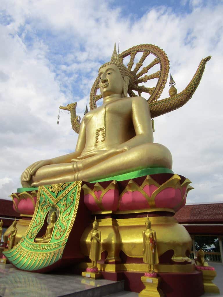 Big Buddha, Koh Samui with kids