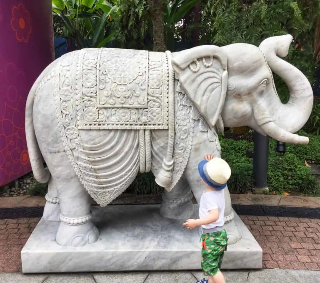 Singapore with a toddler Gardens by the bay