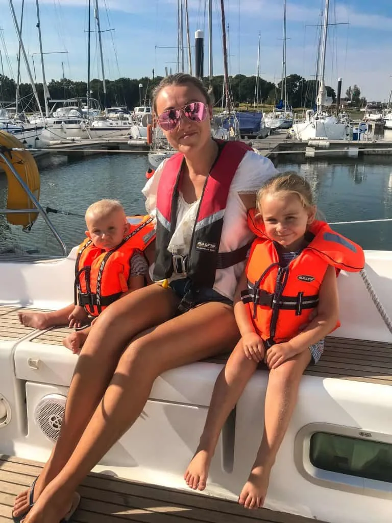 sailing with a baby and a toddler 