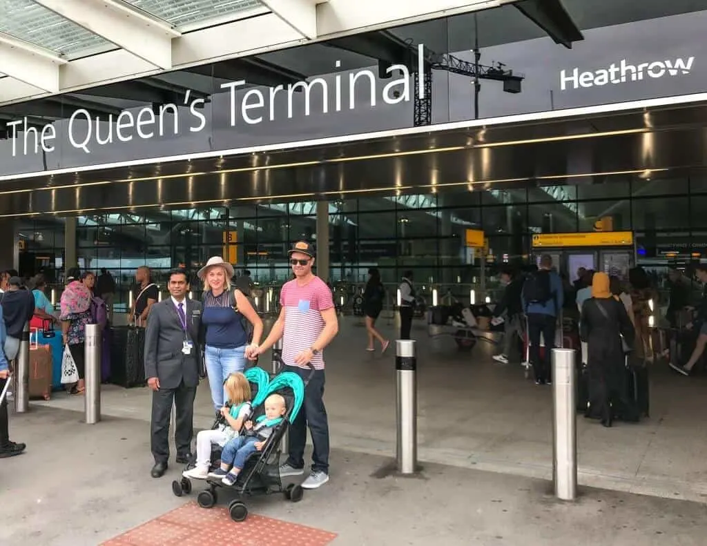 Flying with a baby - arrivals