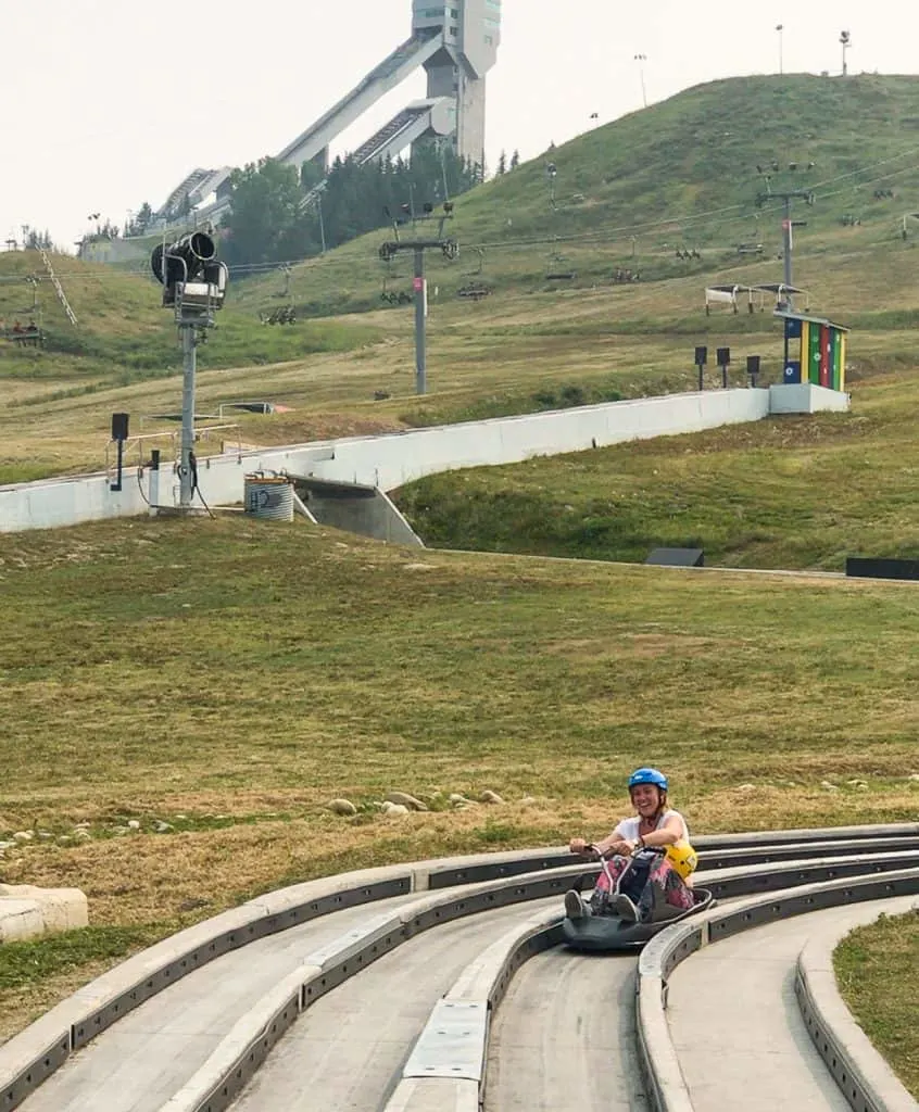Things to do in Alberta, Canada - Calgary Skyline Luge