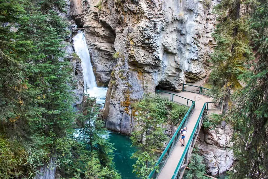 Johnston Canyon Waterfall - Banff National Park, Alberta