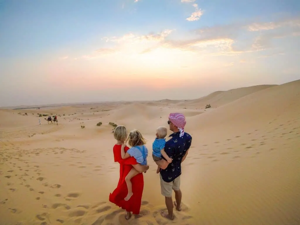 Abu Dhabi Desert Sand Dunes With Kids