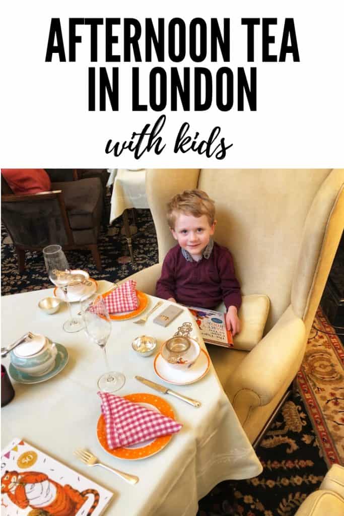 Afternoon Tea in London with kids 