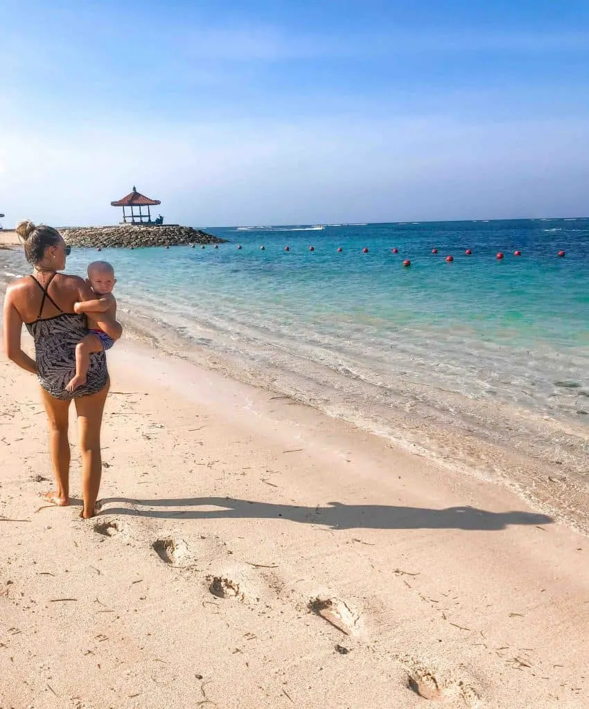 Bali travel with baby