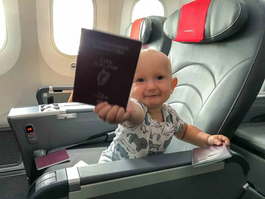 Flying with a baby