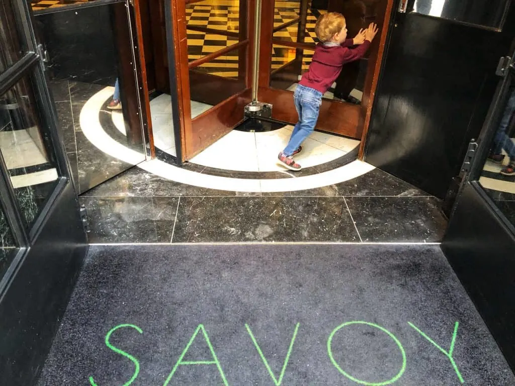 Afternoon tea in London with kids The Savoy