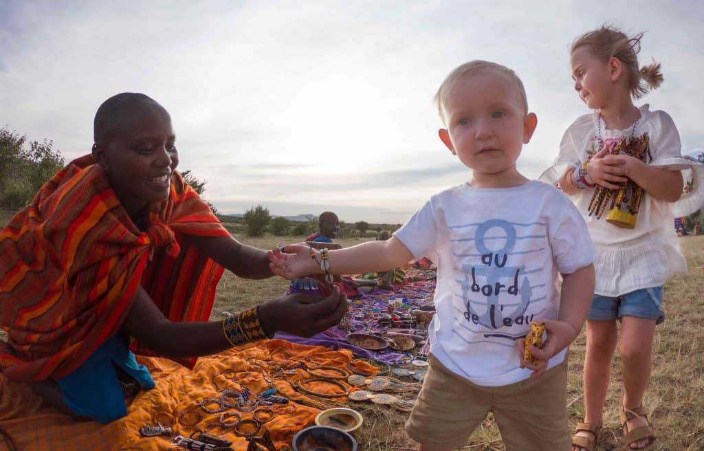 Maasai mara with kids 