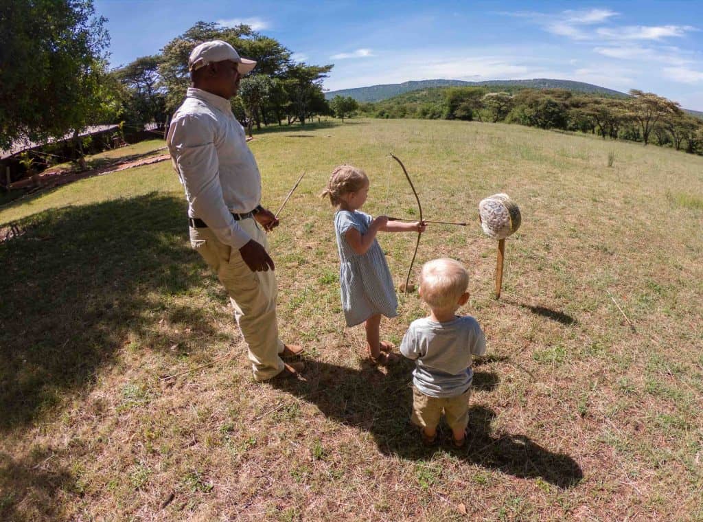 Maasai mara with kids 