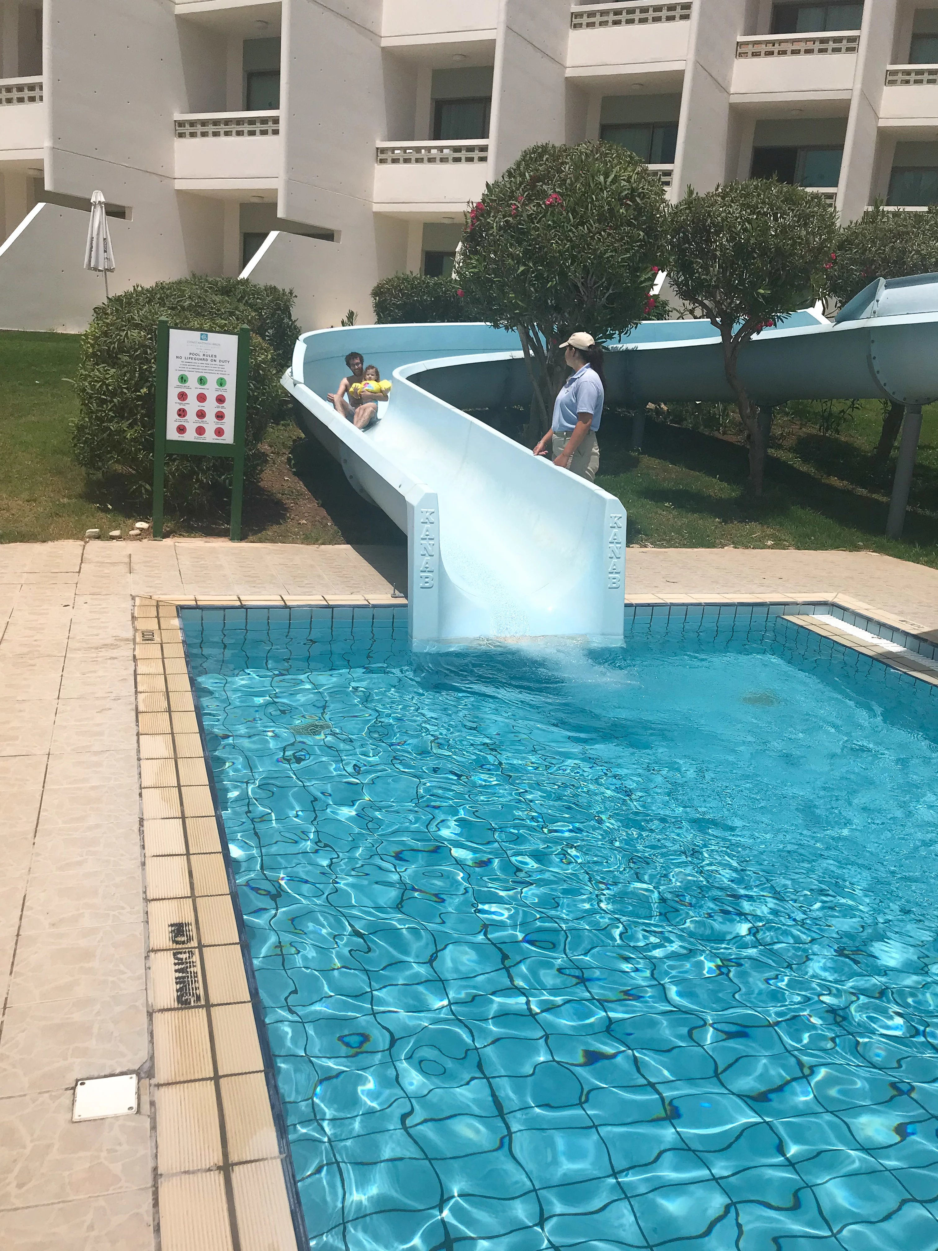 best family hotels in cyprus - Athena Beach Hotel Water Slide