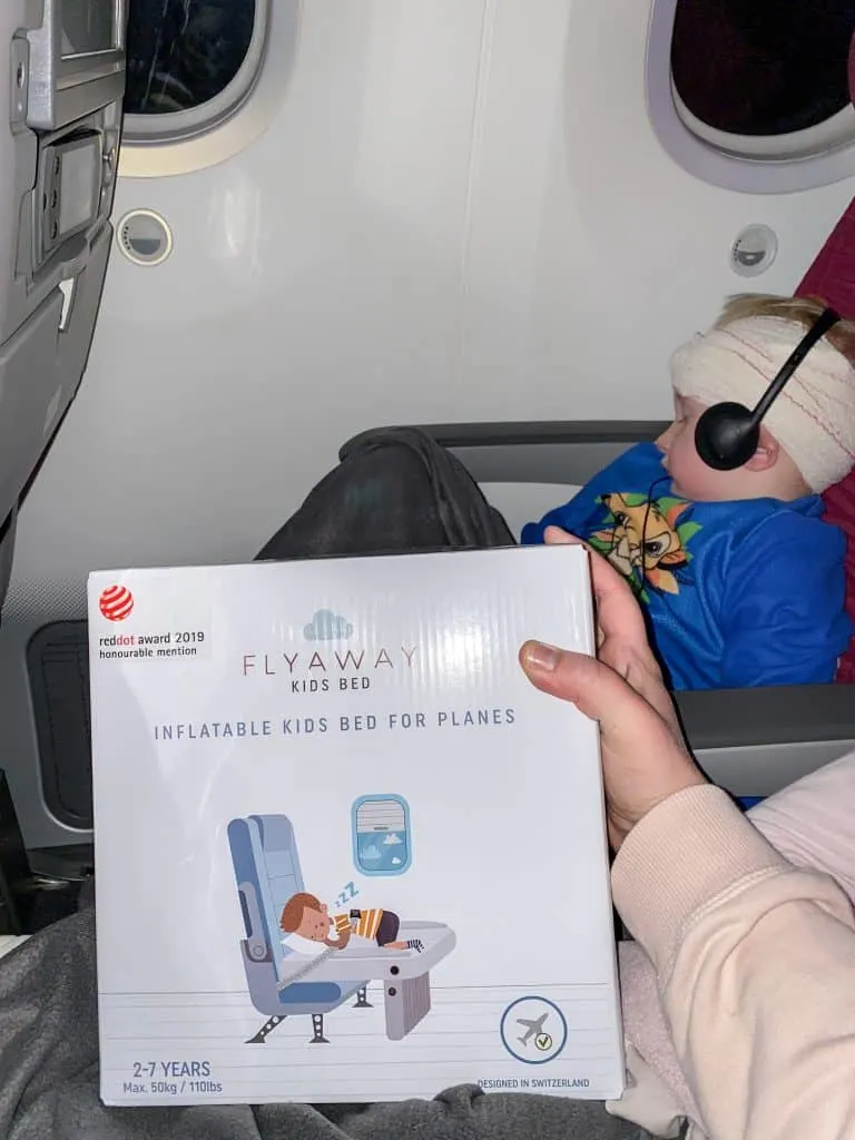 FLYAWAY KIDS BED: Parents LOVE this airline approved travel accessory for  children! - Flyaway Designs