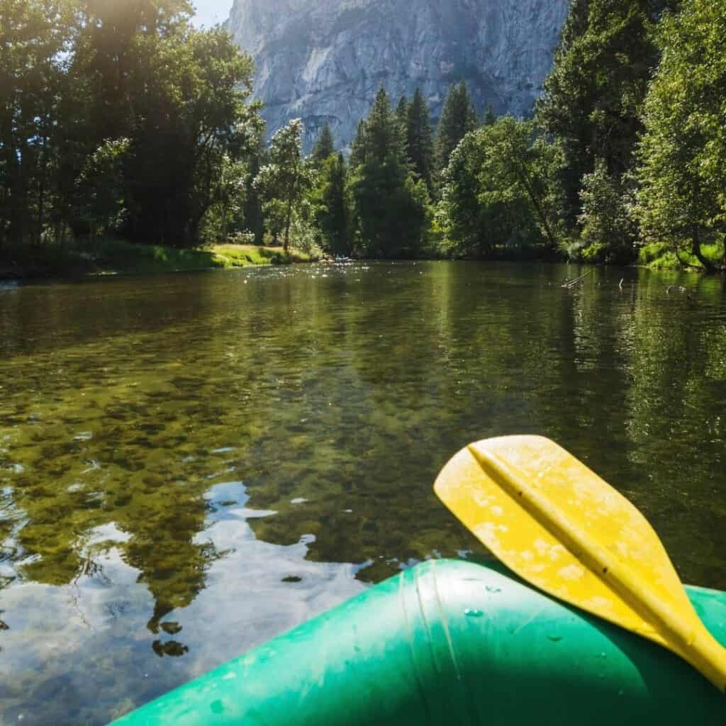 Rafting in Yosemite