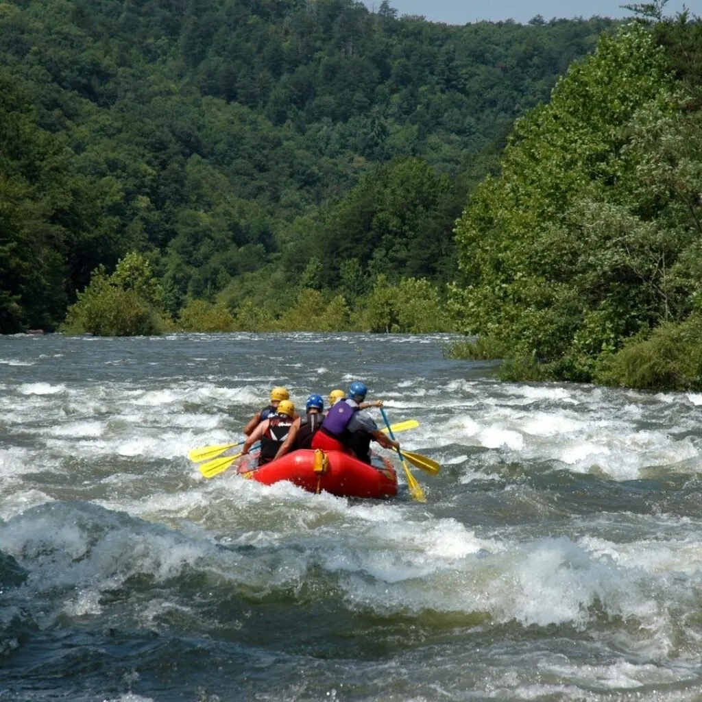 Rafting at Yosemite 