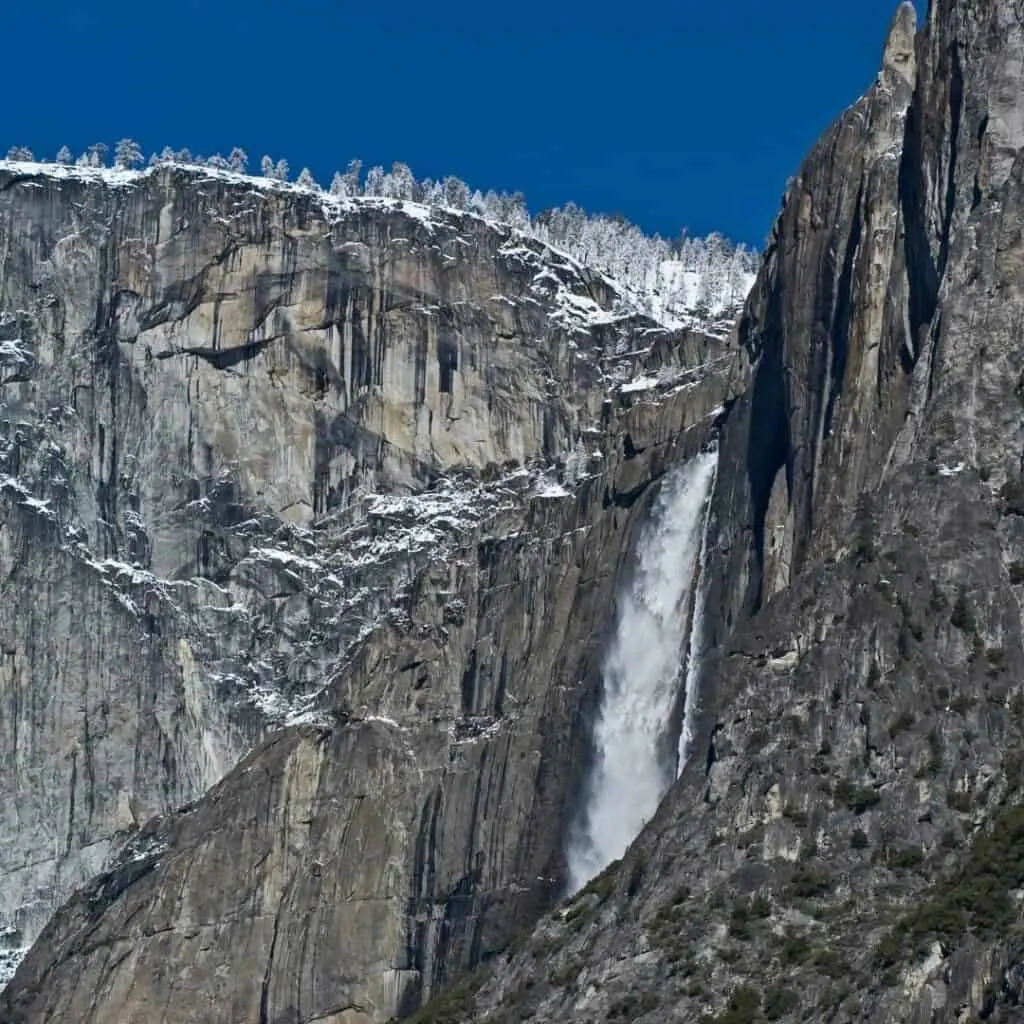 Yosemite hikes in winter