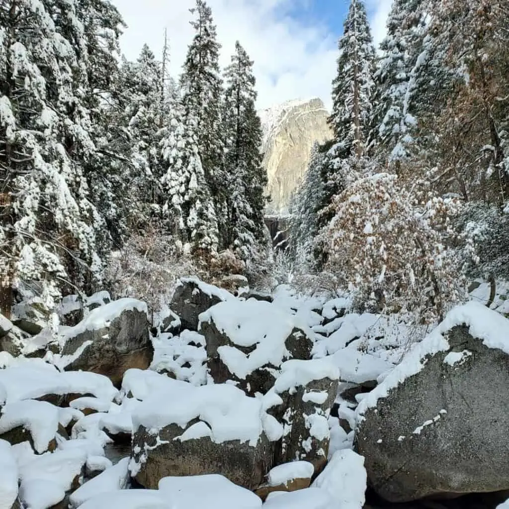 Yosemite winter hikes