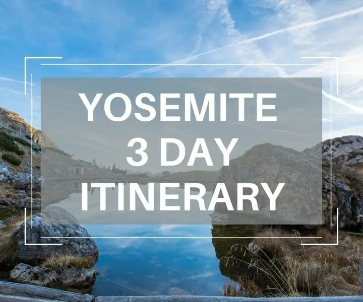 3 days in yosemite in april