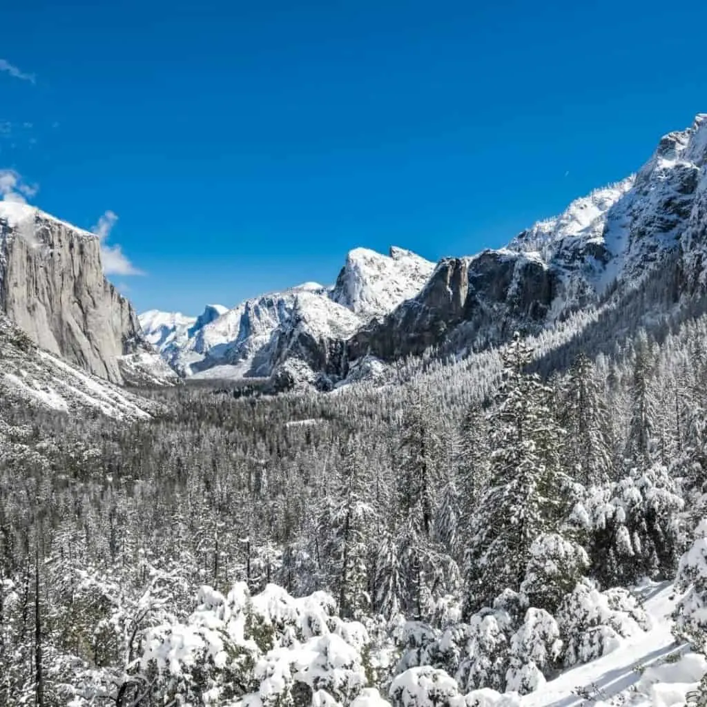 weather yosemite january