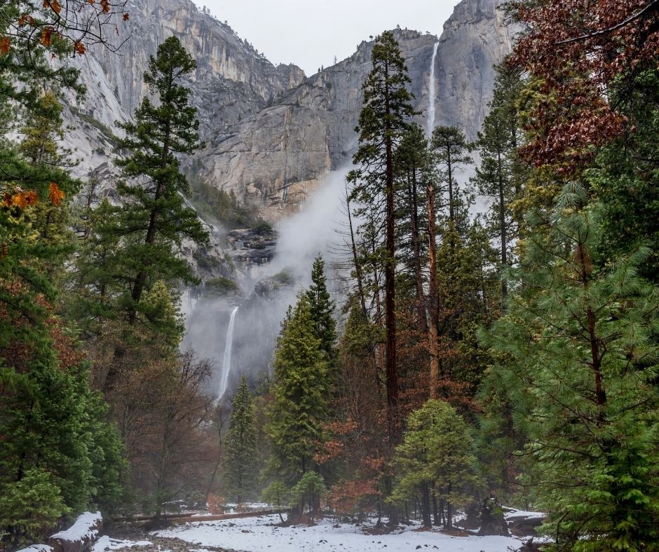 yosemite national park in march