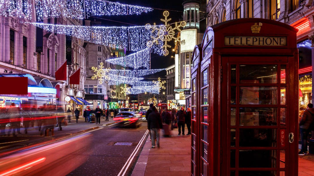 london lights walking tour map