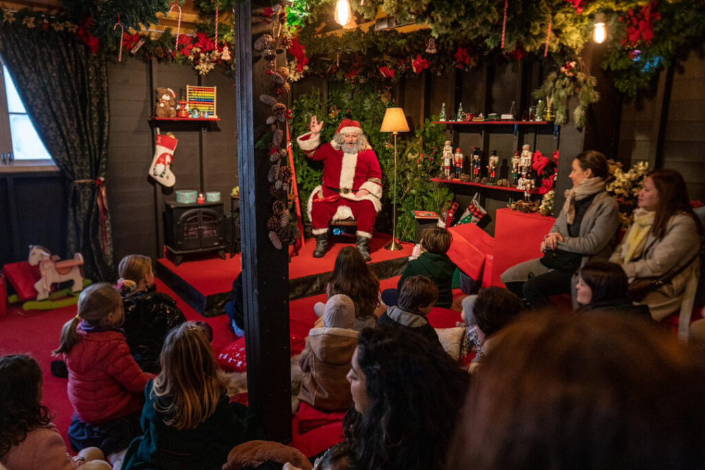 places to see santa in london