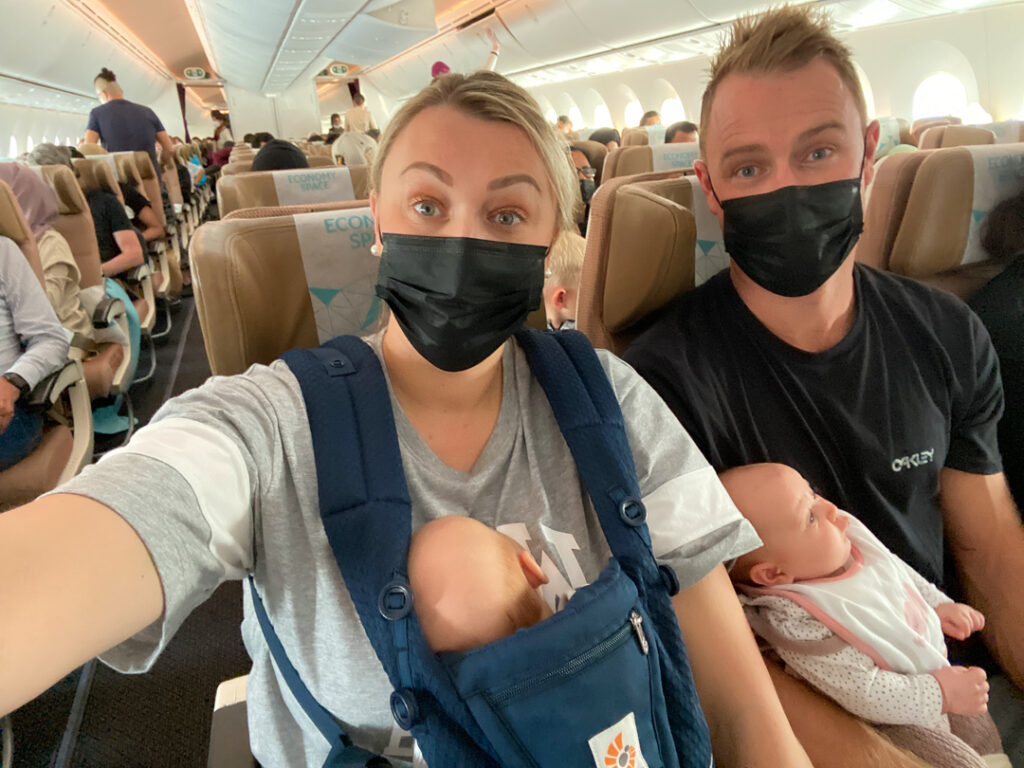 flying while pregnant with twins