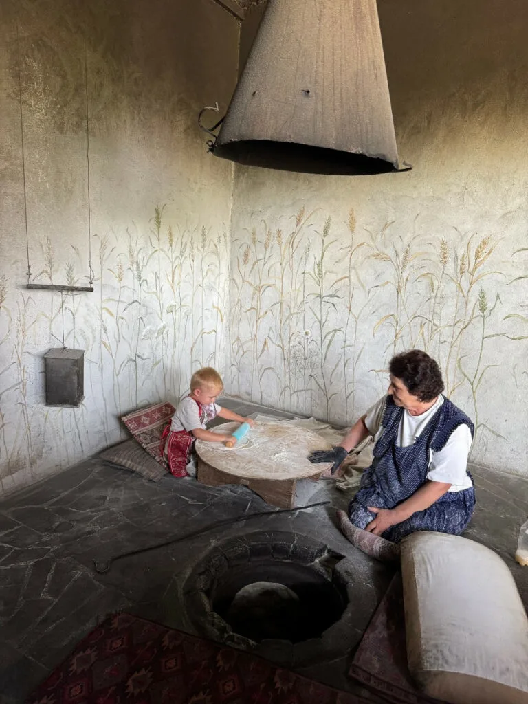 armenia lavash making activity 