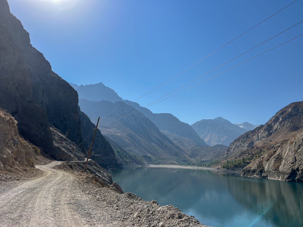road into the Seven Lakes Tajikistan