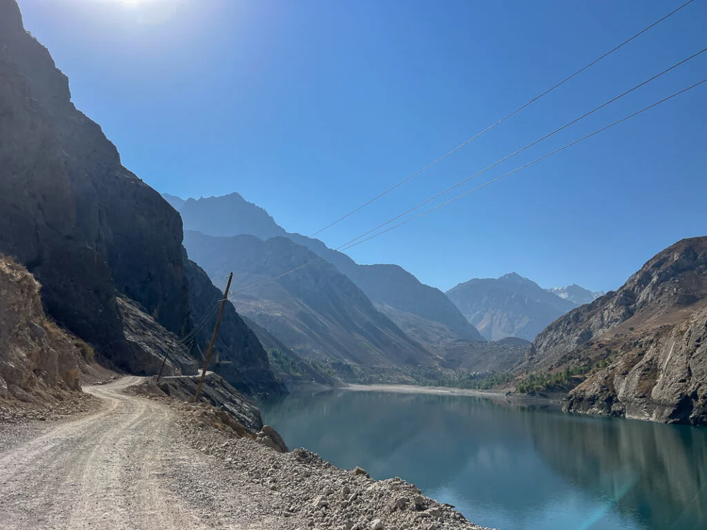road into the Seven Lakes Tajikistan