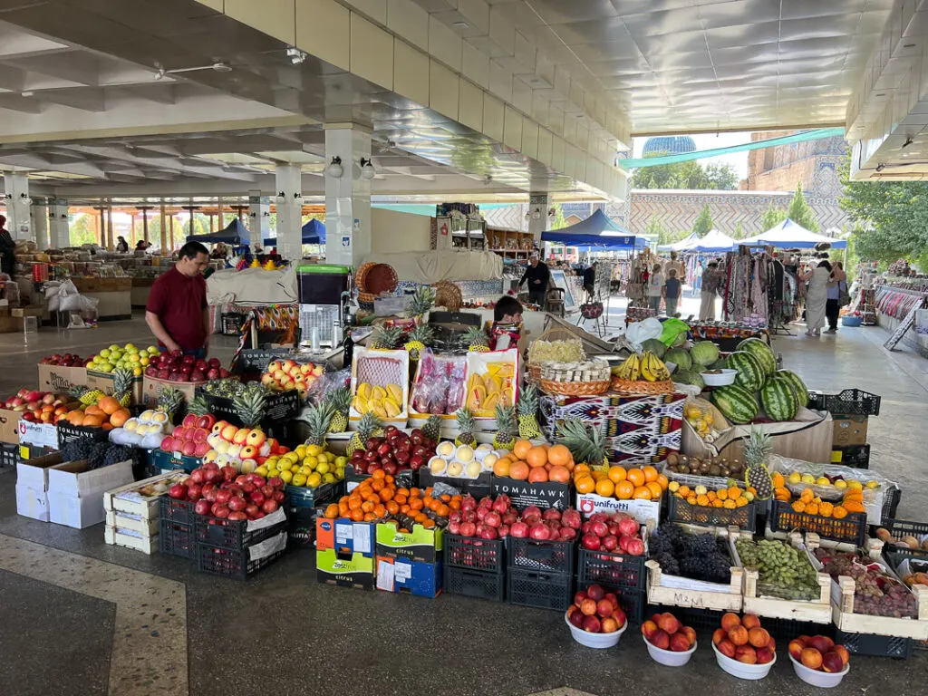 samarkand market bazaar
